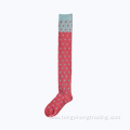 Over knee long dot cute long lady's socks